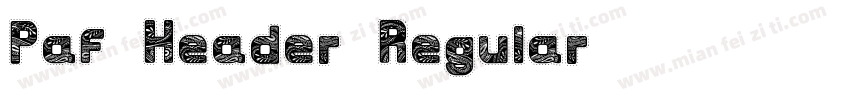 Paf-Header-Regular字体转换