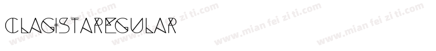 ClagistaRegular字体转换