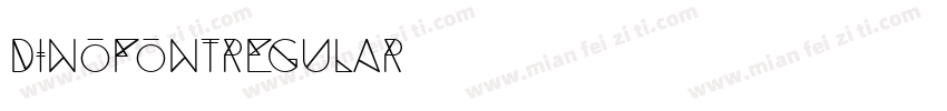 DinofontRegular字体转换