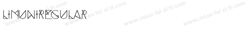 LimuniRegular字体转换