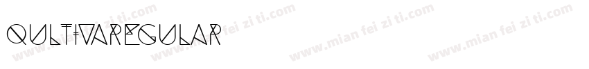 QultivaRegular字体转换