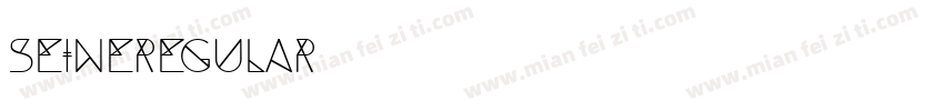 SeineRegular字体转换