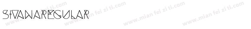 SivanaRegular字体转换