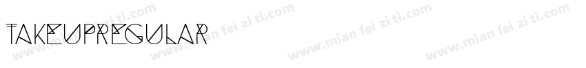 TakeupRegular字体转换