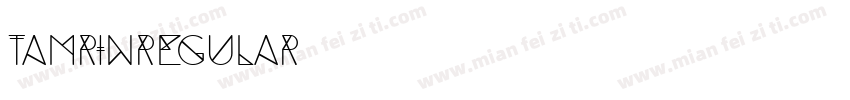 TamrinRegular字体转换