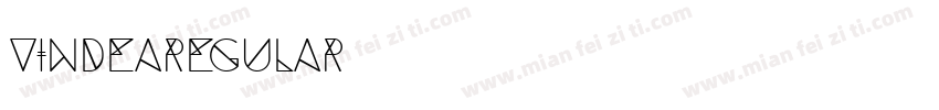 VindeaRegular字体转换
