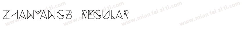 ZhanyanGB-Regular字体转换