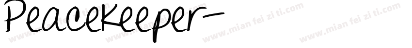 Peacekeeper字体转换