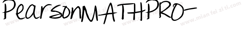 PearsonMATHPRO字体转换