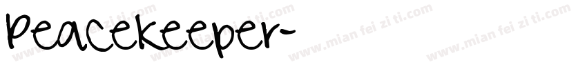 Peacekeeper字体转换