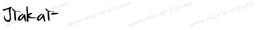 Jiakai字体转换
