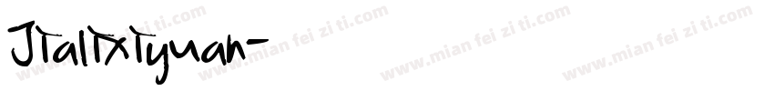 Jialixiyuan字体转换
