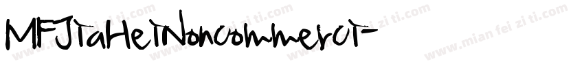 MFJiaHei_Noncommerci字体转换