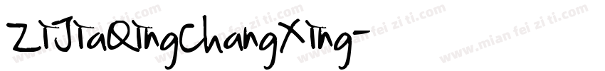 ZiJiaQingChangXing字体转换
