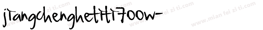 jiangchenghetiti700w字体转换
