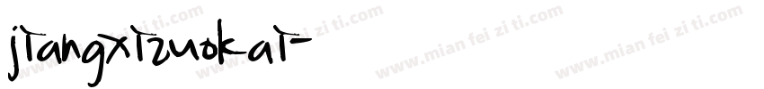 jiangxizuokai字体转换