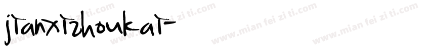jianxizhoukai字体转换