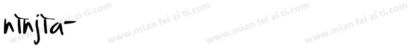 ninjia字体转换
