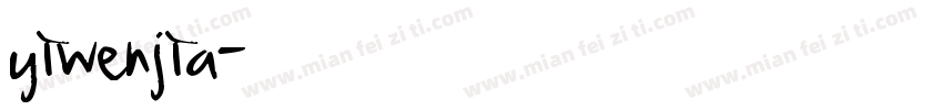 yiwenjia字体转换