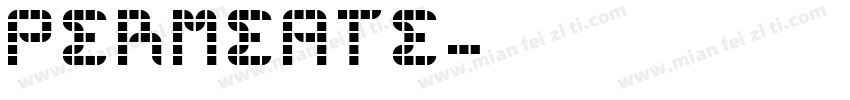 PERMEATE字体转换