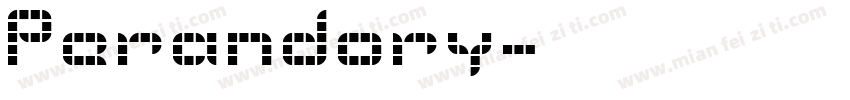 Perandory字体转换