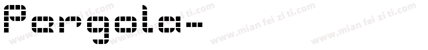 Pergola字体转换