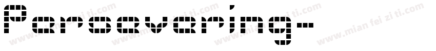 Persevering字体转换