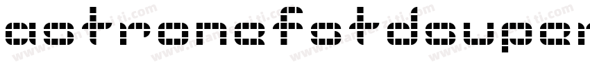 astronefstdsuper字体转换