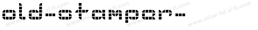 old-stamper字体转换