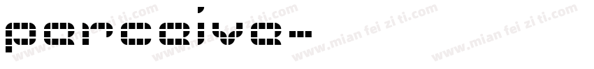 perceive字体转换