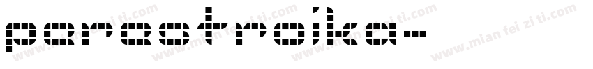 perestroika字体转换