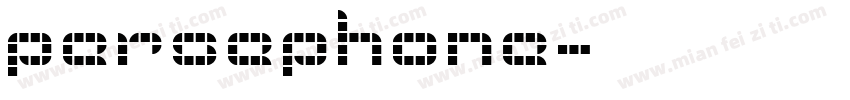 persephone字体转换