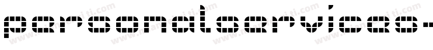 personalservices字体转换