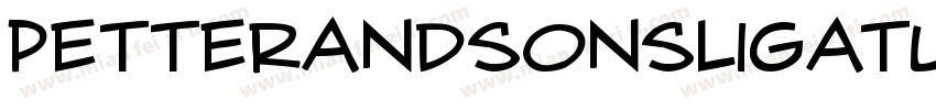 Petterandsonsligature字体转换