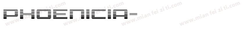 Phoenicia字体转换