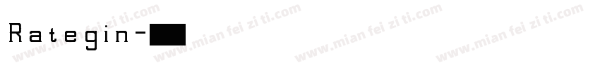 Rategin字体转换