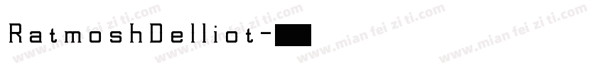 RatmoshDelliot字体转换