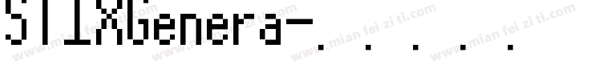 STIXGenera字体转换