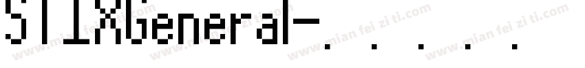 STIXGeneral字体转换