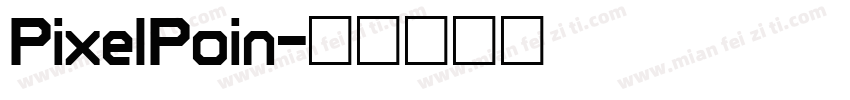 PixelPoin字体转换
