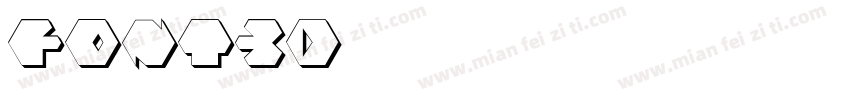 FONT3D字体转换