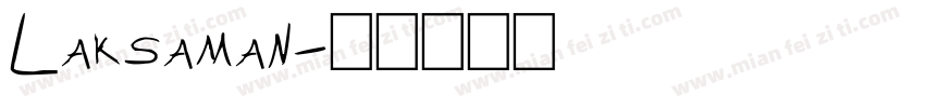 Laksaman字体转换