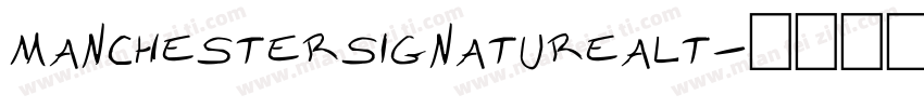 manchestersignaturealt字体转换