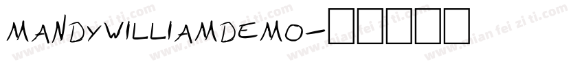 mandywilliamdemo字体转换