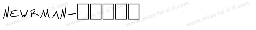 newrman字体转换