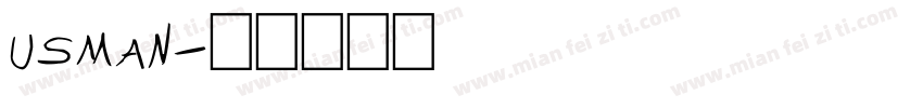 usman字体转换