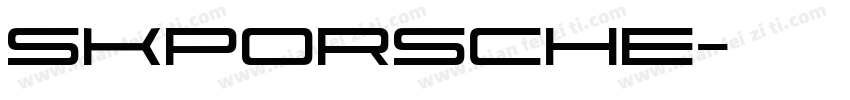 SKPorsche字体转换