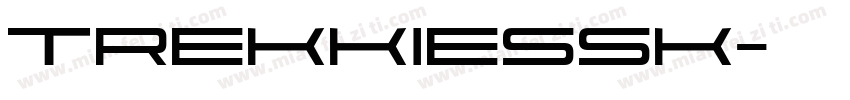 TrekkieSSk字体转换