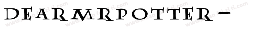 DearMrPotter字体转换