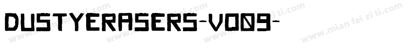 Dustyerasers-vO09字体转换